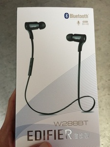 Edifier/漫步者 W288BT入耳式无线蓝牙耳麦立体声音乐耳机 无限