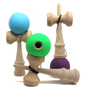 包邮 防滑球剑玉 民间运动剑球 传统民俗木制玩具技巧球kendama
