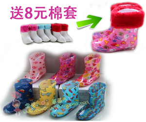 正品原单外贸儿童雨鞋雨靴水鞋 环保料防滑防水鞋男童女童鞋