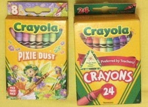 美国原装 Crayola绘儿乐儿童美术绘画色彩色蜡笔 8色24色