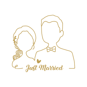 定制结婚窗贴 玻璃贴姓名婚期logo新娘婚房布置创意贴纸 喜字装饰