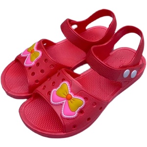 夏季新款女童塑料凉鞋学生小中大童鞋韩版女孩防水一体成型塑胶鞋