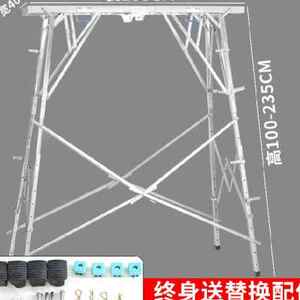 移动折叠马凳脚手架铁艺建筑施工置物架喷漆木工收纳凳高凳铁架