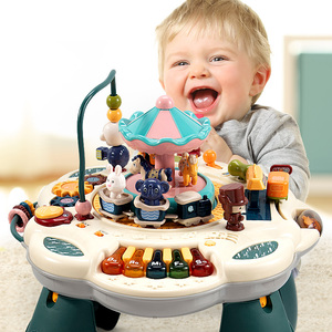 2岁女宝宝玩具女孩生日满s儿童周岁礼物男宝女童玩具1一3岁游戏桌
