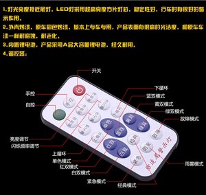 宝马新x1x3x5x61系3系GT5系7系太阳能鲨鱼鳍爆闪警示灯防追尾天线