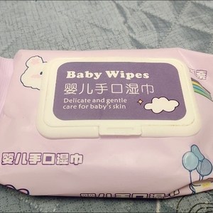 德佑湿纸巾婴儿专用手口湿纸巾大包80抽家P用整箱儿童湿巾擦脸