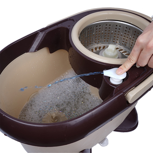家洁 家用懒人免手洗p旋转式拖把 干湿两用自动自动甩干拖把桶拖
