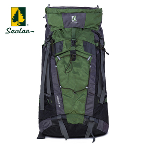 sevlae圣弗莱男女登山包大容量旅行徒步双肩背包带防雨罩