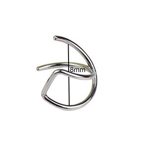 1pc Fashion stainless steel Punk Rock Ear Clip Cuff Wrap Ear