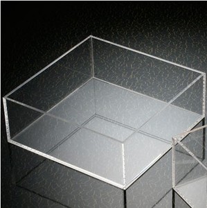透明亚克力板有机玻璃盒子亚力克板材透明展示盒子罩子定制展示盒