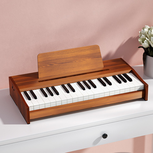 高档快乐年华儿童钢琴木质电子琴初学小男女孩宝宝音乐玩具岁礼物