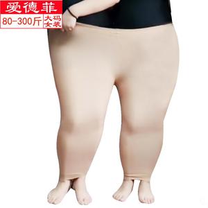 300斤大码女装变态肥胖MM春装螺纹连裤袜plus size women