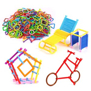 儿童聪明棒玩具塑料拼插积木幼儿园桌面益智玩具3-7岁开发潜力