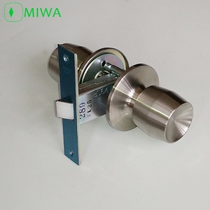 日本进口锁MIWA HM-0型通道单舌球形通用虚碰锁美和门锁