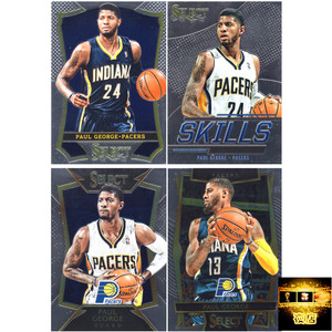 PANINI Select NBA球星卡 步行者 保罗 乔治 泡椒 四款可选