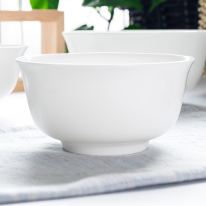 家用单只米饭碗面碗粥碗骨瓷碗汤碗大碗中式碗简约碗微波炉餐具碗