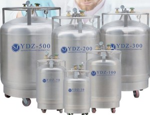 YDZ-150自增压液氮罐150升液氮补充罐不锈钢低温容器 杜瓦罐