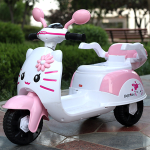 小童电动玩具车可坐摩托车1-5岁3儿童可骑摇控宝宝小车子女孩小孩