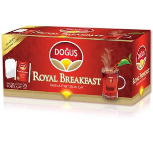 土耳其原装进口红茶特产Dogus皇家原味伯爵红茶25袋装茶包下午茶
