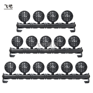 1/10模型攀爬车 IPF仿真圆形仿真车顶灯 射灯SCX10 D90 TRX4 6灯