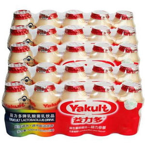 新货广州益力多酸奶活性乳酸菌饮品100ml*25瓶  冰袋冷藏运输牛奶