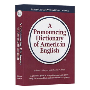 英文原版 A Pronouncing Dictionary of American English 韦氏美国发音词典 英文版 名言警句 谚语 英语学习工具书