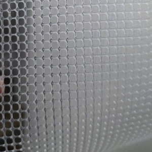 透明白0.4小孔塑料方格网片一体网教学实验材料网格垫片PP网密目