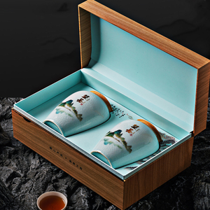 过节端午茶叶高档礼盒装送礼安溪浓香型铁观音散茶瓷罐礼盒装礼品