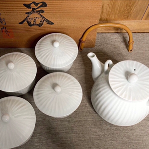 日本有田烧清兵卫一壶五杯茶具套 茶具茶道具茶壶茶杯汤吞茶碗