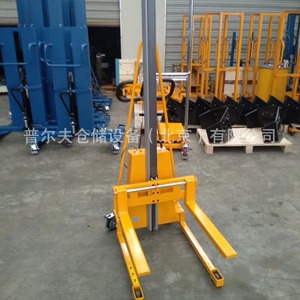 非标单立柱手动电动堆高车液压叉车轻型工位车北京滚珠串杆吊臂
