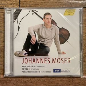 现货 Hanssler 肖斯塔科维奇大提琴协奏曲 布里顿 Johannes Moser