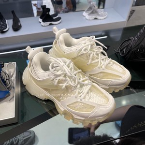 Balenciaga巴黎世家正品女款Track Clear Sole网布尼龙运动鞋