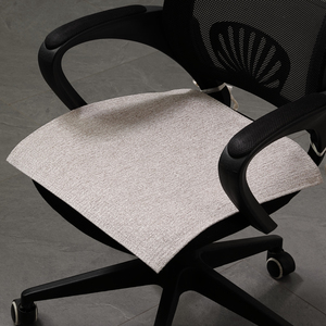 纯色雪尼尔椅子垫坐垫四季通用办公室椅垫定制单人沙发垫防滑座垫