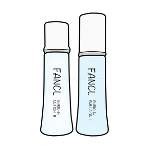 日本专柜Fancl无添加保湿补水去皱化妆水乳液套装清爽滋润型孕妇