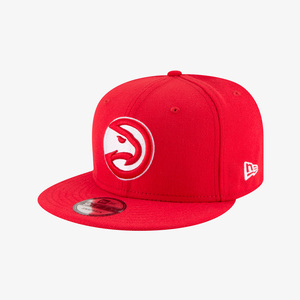 正品NEW ERA经典主场NBA Basics红色亚特兰大老鹰队棒球帽子
