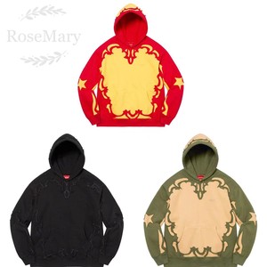 Supreme 23SS Western Cut Out Hooded 西部风格切割花纹卫衣帽衫