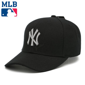 MLB棒球帽正品NY帽子LA男女鸭舌帽遮阳帽防晒帽17NY1