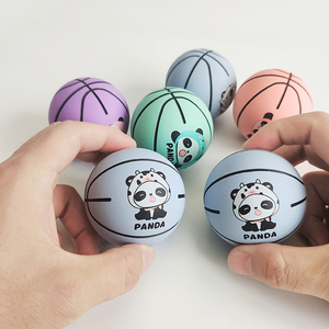 迷你空心小篮球儿童塑料玩具弹力益智运动成都熊猫文创纪念品礼物
