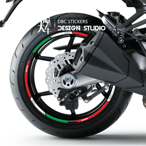 杜卡迪Ducati Corse 街霸V4S /696/796/899/1199轮毂贴纸反光贴花