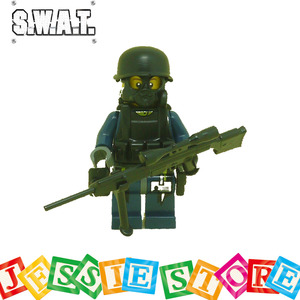 LEGO 乐高MOC人仔 SWAT 人仔 狙击手 第三方武器装备配件