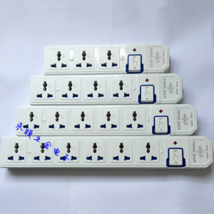 永坚无线排插可接线插板带灯开关三四五六位多用插二三孔10A250V