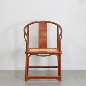 安思远款垂手圈椅藤条圈椅中式古典家具榉木苏作明清家具