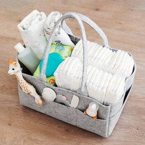 婴儿宝宝尿不湿收纳包盒袋尿布手提便携式Diaper Caddy Organizer