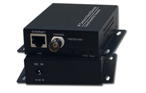 电梯监控网络摄像机IP同轴传输器视频电缆双绞线网络延长转换器