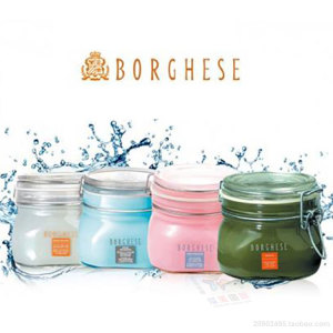 Borghese原装法国进口贝佳斯活力亮彩美肤泥浆补面膜粉绿白泥212g