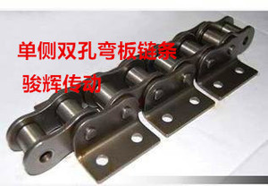 08B10A12A16A20A输送链条双孔单侧双侧弯板传动滚子链条单排双排