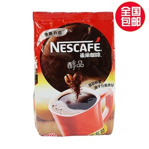 包邮 雀巢咖啡醇品纯咖啡粉黑咖啡500g克袋装补充装纯品速溶咖啡