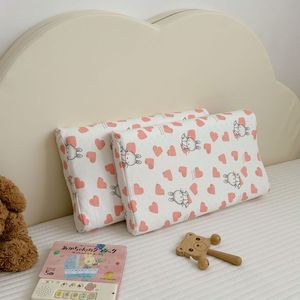 泰国大小婴儿童乳胶枕头芯0-5-6-10-15岁幼儿园专用含a类全棉枕套