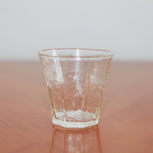 【现】日本进口 安土草多 手作硝子玻璃酒杯八角形烈酒杯