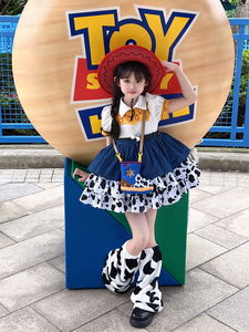 玩具总动员迪士尼翠丝cosplay公主裙儿童裙子cos服装洛丽塔连衣裙
